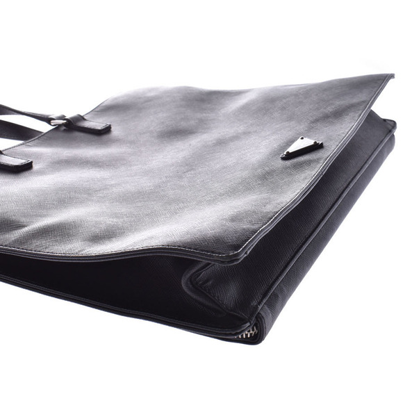Prada Black Saffiano Business Bag Briefcase Document - Picture 5 of 9